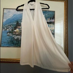 Pseudo halter-style top